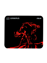 Коврик игровой Asus Cerberus Mini чёрный/красный (250 x 210 x 2