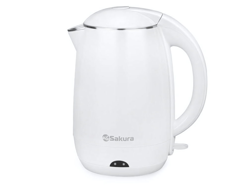 Чайник электрический 1,8л Sakura SA-2157W, цвет белый