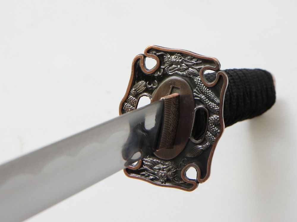 Armas Del Mundo Меч самурайский. Ножны черные, цуба медная