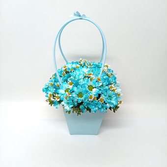 Сумочка хризантем с ромашкой Мальвина 2.0