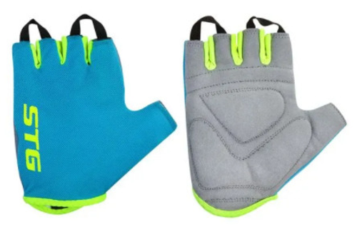 Перчатки STG, мод.AL-03-418, летние,голубые/салатовые,L (10115070/280318/0016390, Китай)