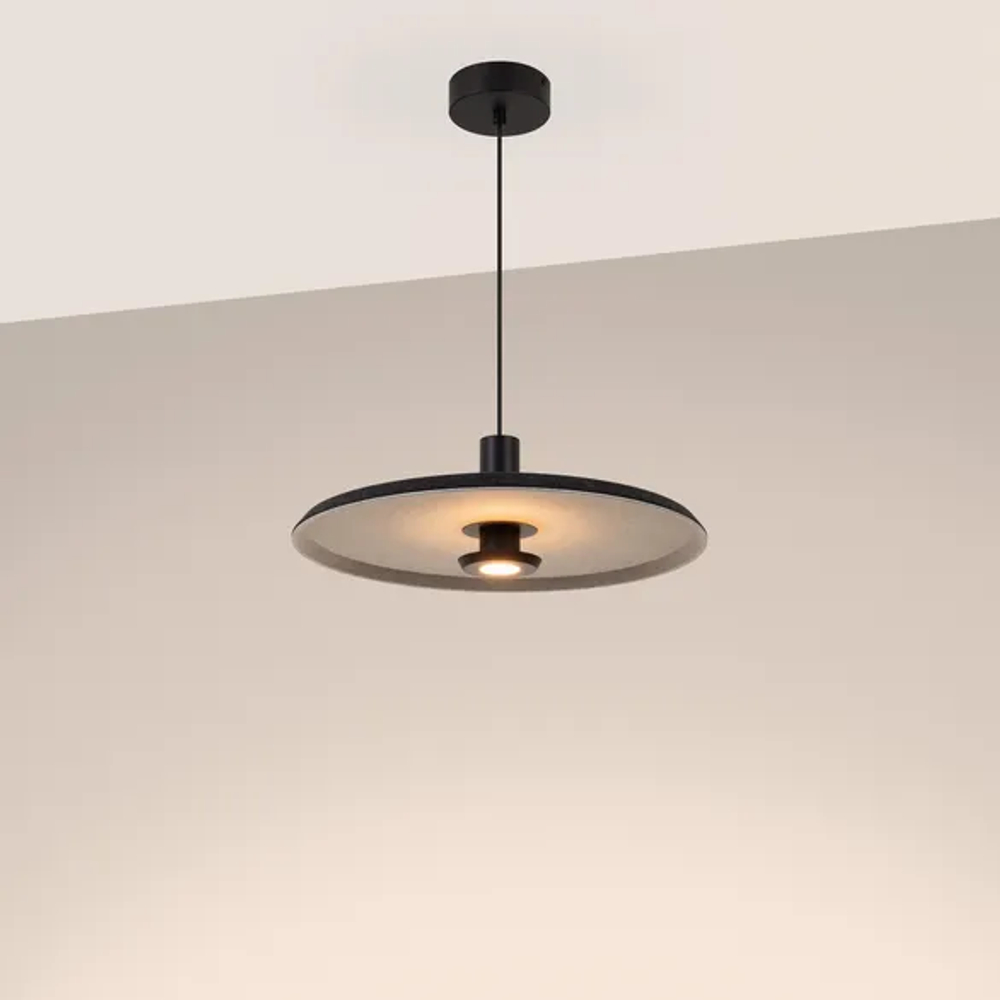 Светильник SP-KOTARO-R450-12W Warm3000 (BK-GR, 36 deg, 230V, TRIAC) (Arlight, IP20 Фетр, 3 года) 057224