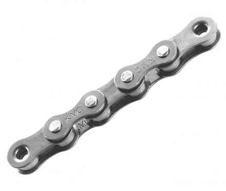 Цепь KMS Z-1 Wide (Z-410) Sil 1/2"x1/8", 112 зв, 1 скор, серебристая, инд уп.