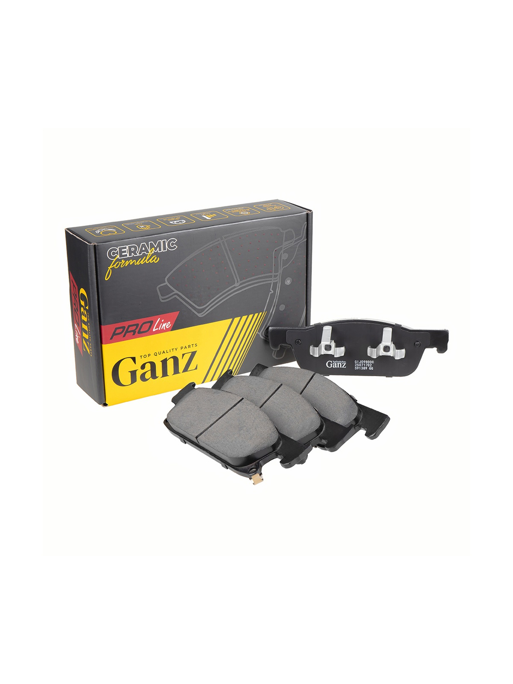 Колодки передние PRO-Line Ceramic для GAC GS 8 II (23-) GANZ GIJ09800C