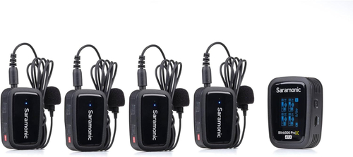 Радиосистема Saramonic Blink500 ProX B8 4TX+RX приемник + 4 передатчика, разъем 3,5 мм