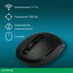 Мышь Oklick 505MW черный (1018256)