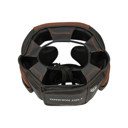 CNHGKF-980 Боксерский шлем Force Full Face KK Чёрно-коричневый