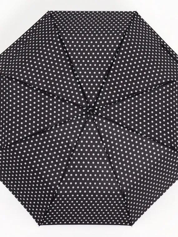 Зонт механический «Горошек», 3 сложения, 8 спиц, R = 48 см, цвет МИКС