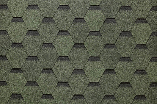 Гибкая черепица Döcke PIE EUROPA/ KARAT/ Зеленый