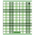 Тетрадь 36 л., А5, клетка, Alingar "Шотландская клетка. NEW", скрепка, офсет, мелованная бумага, 5 дизайнов в пленке т/у