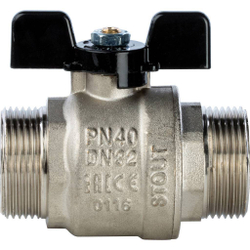 Кран шаровой резьба/резьба полнопроходной (бабочка) 32