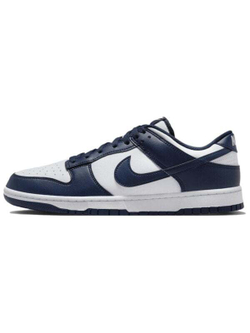 Nike Dunk Anti-Slip Wear-Resistant Low-Top Кроссовки White Blue