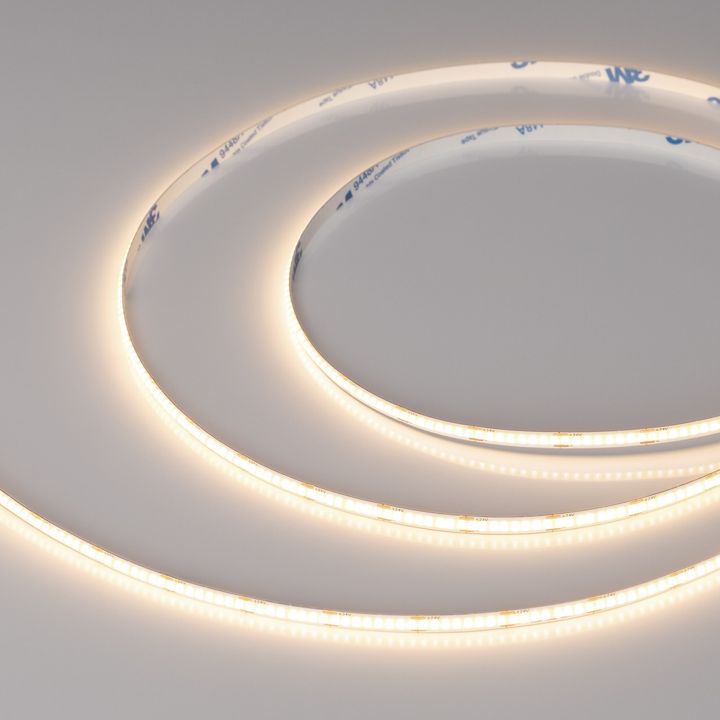 Светодиодная лента Arlight 7,2W/m 400LED/m CSPSMD теплый белый 5М COB-X400-5mm 24V 041696