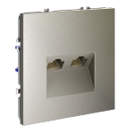 Розетка компьютерная встраиваемая VOLTUM S70 двойная RJ45+RJ45 кат.6, (шелк)