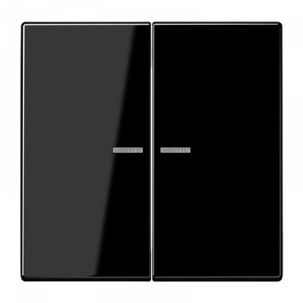 JUNG LS 990 Черная Клавиша 2-ая с/п, арт.LS995KO5SW