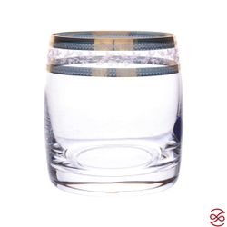 Набор стаканов для виски Crystalex Bohemia Золотой Лист V-D 290 мл(6 шт)