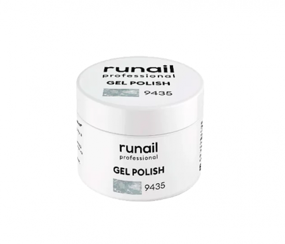 Runail Гель-лак с фольгой и фигурными пайетками "Гортензия", 5г №9435
