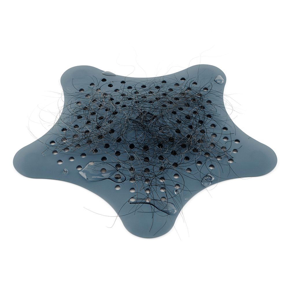 Фильтр для слива Starfish, серо-голубой