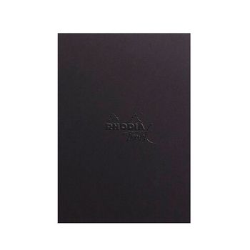 Скетчбук для смешанных техник Rhodia Touch в мягкой обложке А5+ портрет 250 гр черный (116187C)