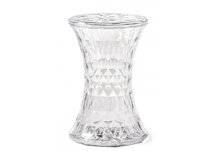 Журнальный стол Woodville Button 30x47 clear