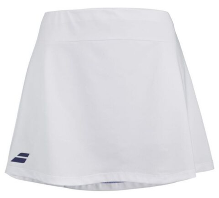 Детская теннисная юбка Babolat Play Skirt Girl - white/white