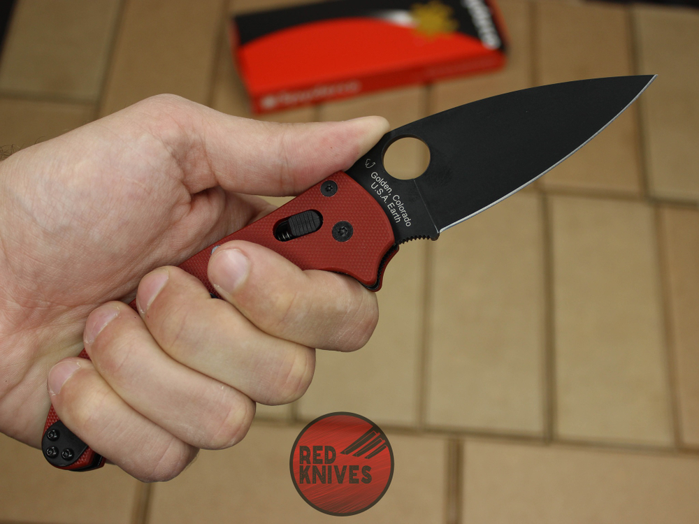 Нож Spyderco Manix 2 Бургунди BK C95GP2 BRGBK