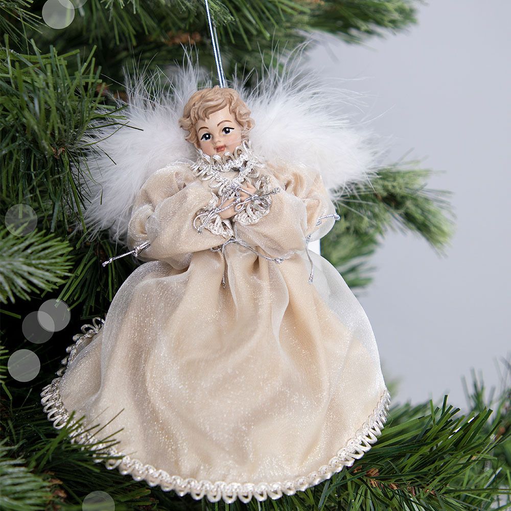 Елочное украшение Ангел Мерри Золото