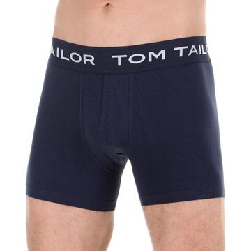 Мужские трусы боксеры набор 2в1 (белый, темно-синий) Tom Tailor 70480/6061 110