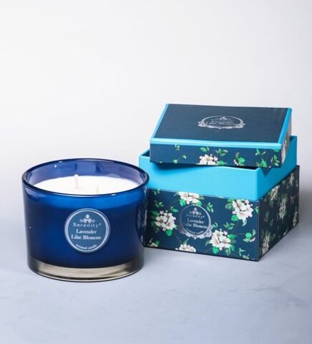 WD-17/ 2 Свеча аром. «Лаванда и сирень» в под. кор.