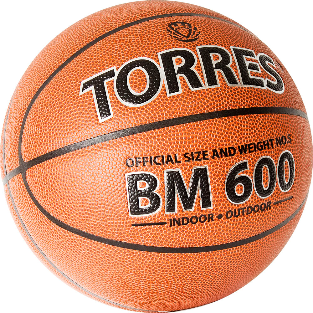 Мяч баскетбольный TORRES BM600 B32025, размер 5