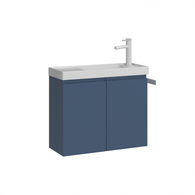 Тумба с раковиной ORKA Ferla 60 подвесная, синий матовый
