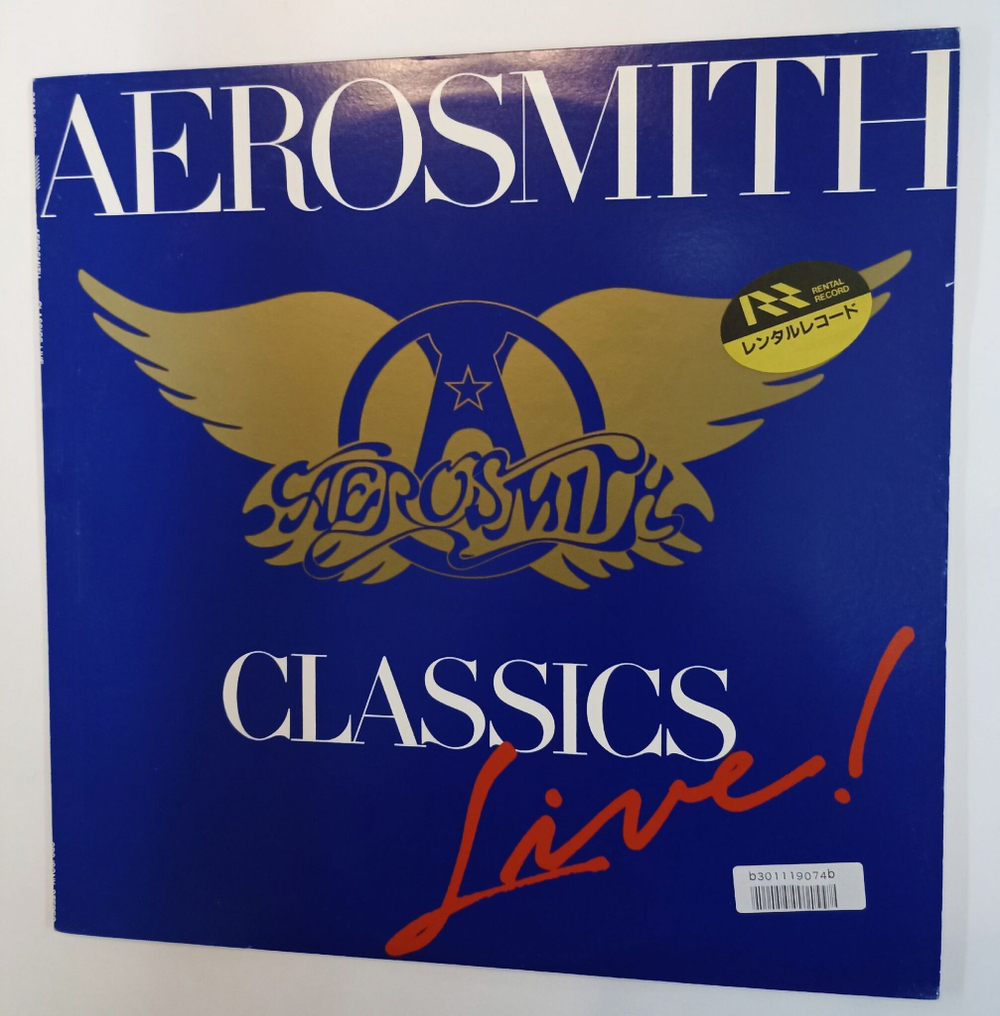 Винтажная виниловая пластинка LP Aerosmith Classics Live (Japan 1986)