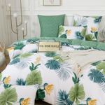 Комплект постельного белья Делюкс Сатин 100% хлопок на резинке LR449