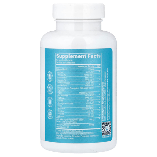 Revive, добавка для поддержки пищеварения, 90 вегетарианских капсул