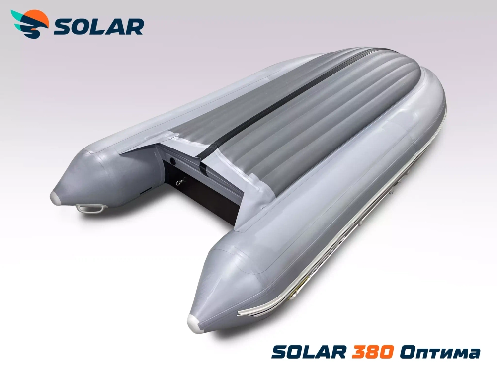 Лодка надувная моторная solar-380 к (оптима)