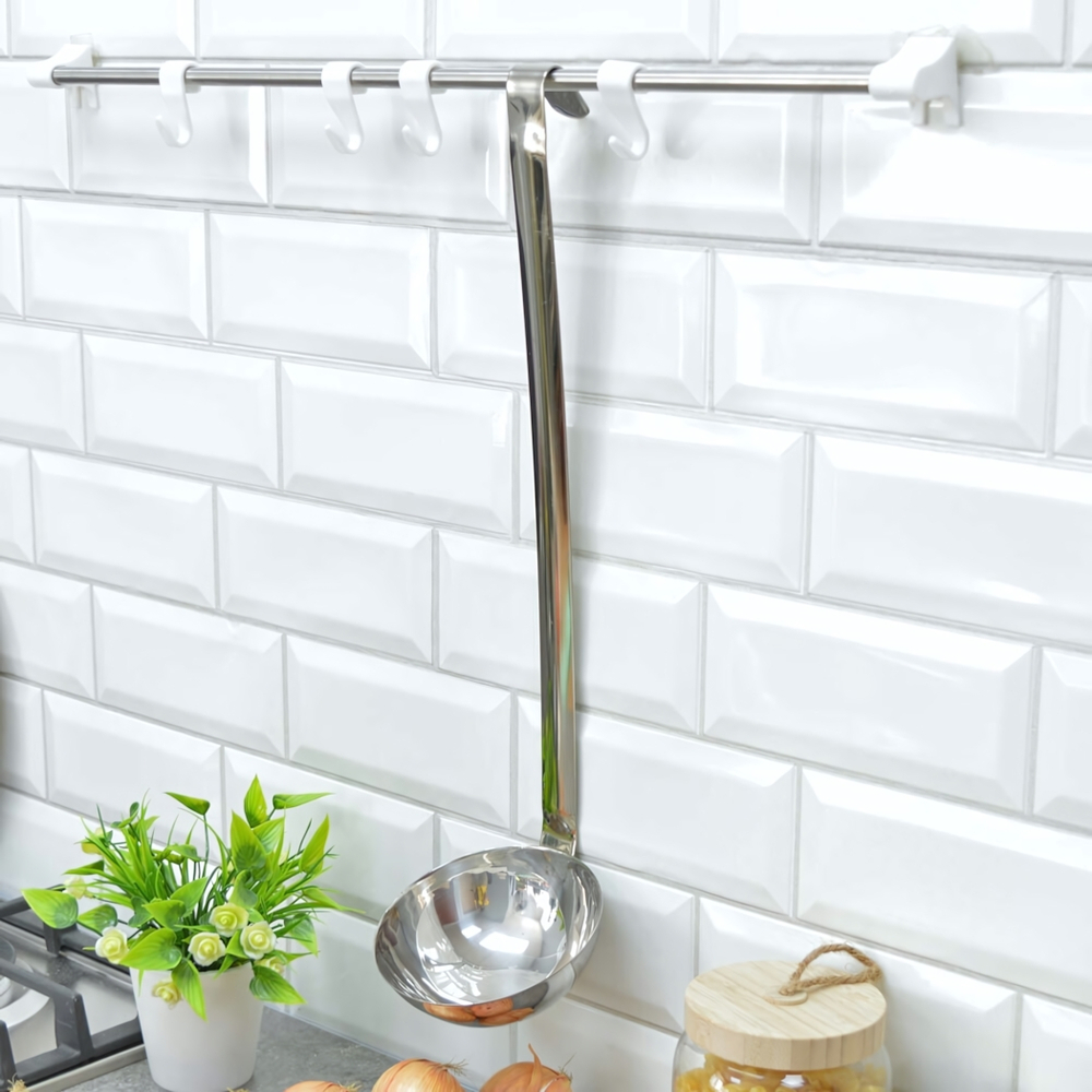 Ложка разливательная 330мл нерж Chef тм Appetite(длина 39,5)