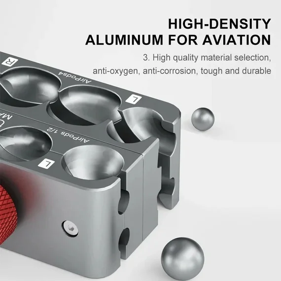 MaAnt MaAnt P1 вращающийся ремонт наушников, открытая крышка, приспособление для Air Pods 1, 2, 3, 4, замена гарнитуры, отдельный держатель, инструменты