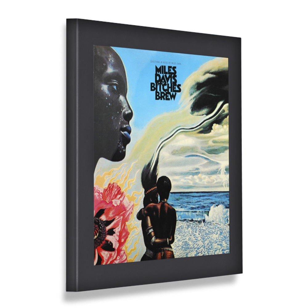 Настенная Рамка Для Виниловых Пластинок, Черная (Show & Listen)