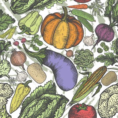 Овощи для кухни, скатерти, борщ. Vegetables