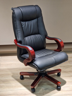 Кресло офисное 2166 582045 Black color LEATHER