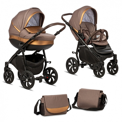 Коляска Tutis Nanni 2 в 1 New 2024 №024/Н (Коричневый)