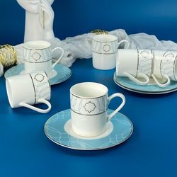 Lenardi 305-213 Кофейный набор 12пр. 130 в под.уп.(х12)Фарфор