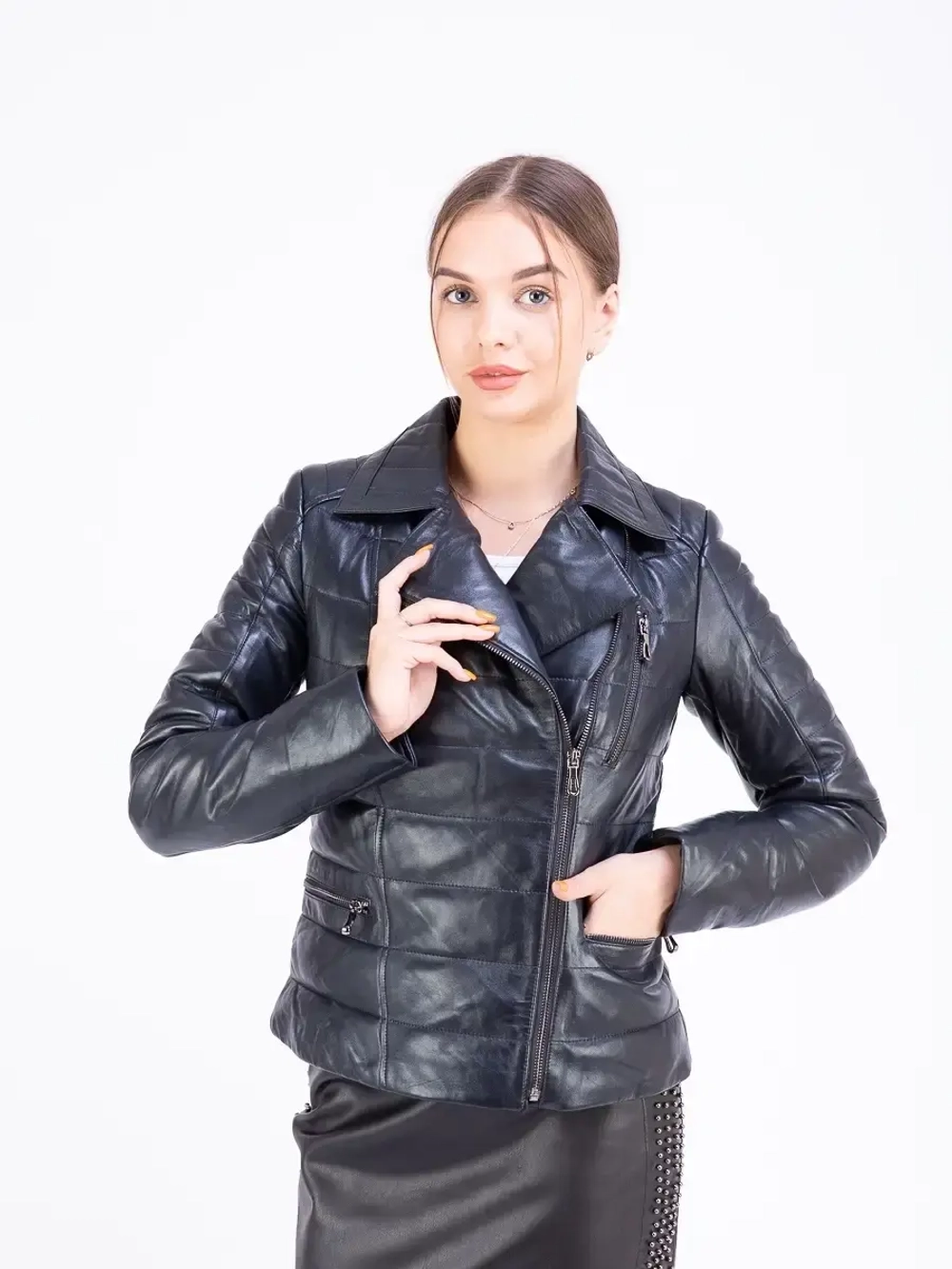 Куртка женская из натуральной кожи