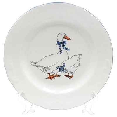 Тарелка мелкая 240 мм Гуси Надежда