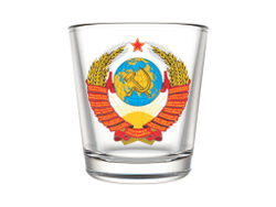 Подарочный набор 7 предметов "СССР" (пепельница+6 стопок)