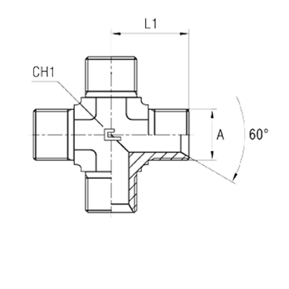 Соединение PX BSP 1/2