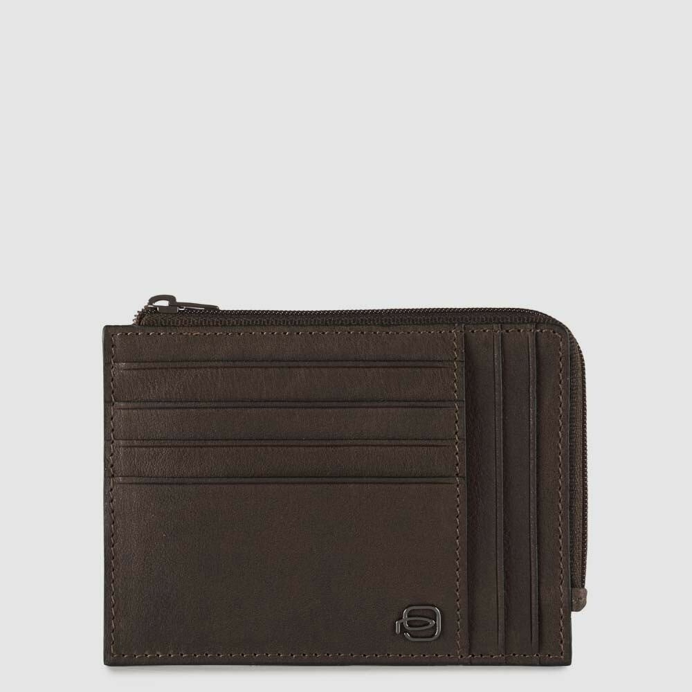Чехол для кредитных карт Piquadro Black Square PU1243B3R/N черный натуральная кожа