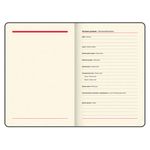 Ежедневник датированный 2023 А5 138x213 мм BRAUBERG "Flap", синий, 114148