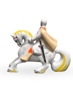 Фарфоровая статуэтка "Красный витязь" (Полонне ЗХК)