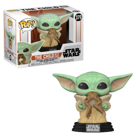 Фигурка Funko POP! Bobble: Star Wars: Mandalorian: The Child with Frog